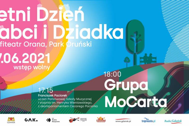 Wydarzenie: Letni Dzień Babci i Dziadka, Kiedy? 2021-06-27 17:15, Gdzie? Amfiteatr Orana w Parku Oruńskim